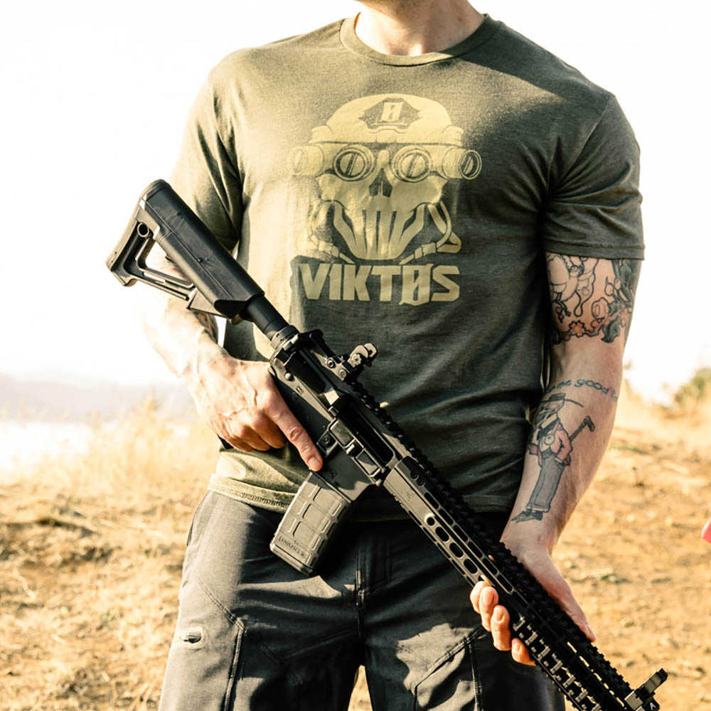 VIKTOS | Four Eyes Tee | Olive 